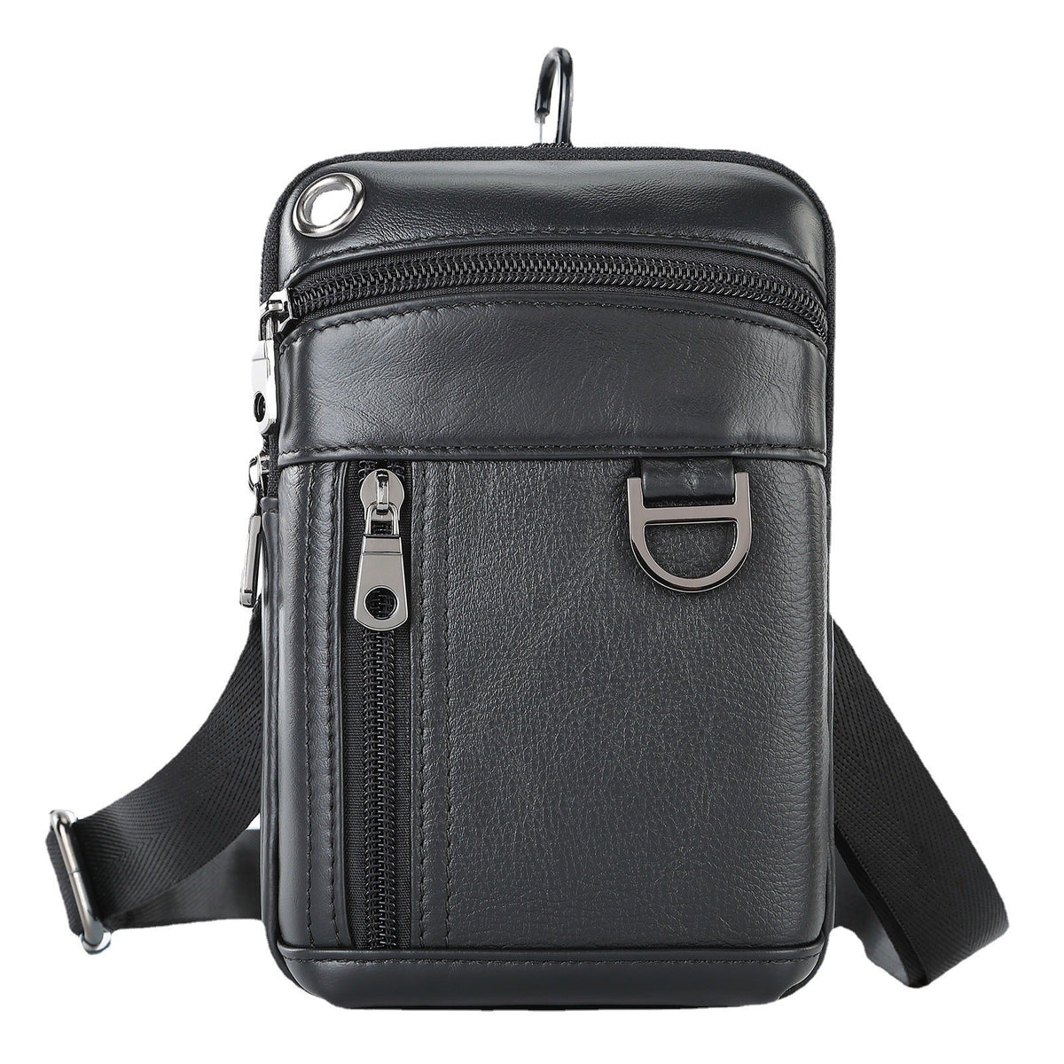 Men's Unique First Layer Cowhide Waterproof Men's Waist Packs
