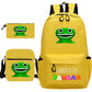 Elegant Unique Garden Game Pencil Three-piece Elementary School Students' Schoolbags