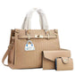 Women's Stone Pattern Mother Solid Color Trendy Small Square Bags