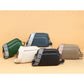 Women's & Men's Black Trendy Autumn Cowhide Solid Color Crossbody Bags