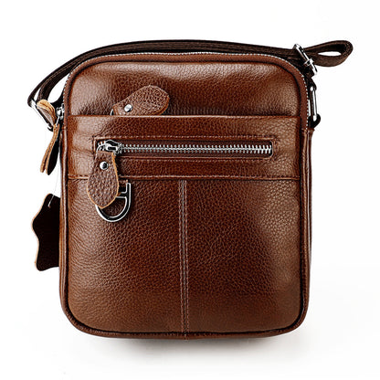 Men's First Layer Cowhide Large Capacity Bags