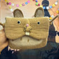 Wool Felt Cute Cartoon Funny Rabbit Fox Crossbody Bags