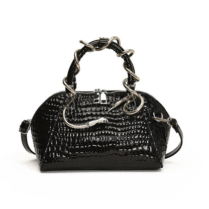 Women's Pattern Personality Retro Easy Matching Portable Shoulder Bags