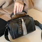 Women's Capacity Boston Simple Wide Strap Tassel Shoulder Bags