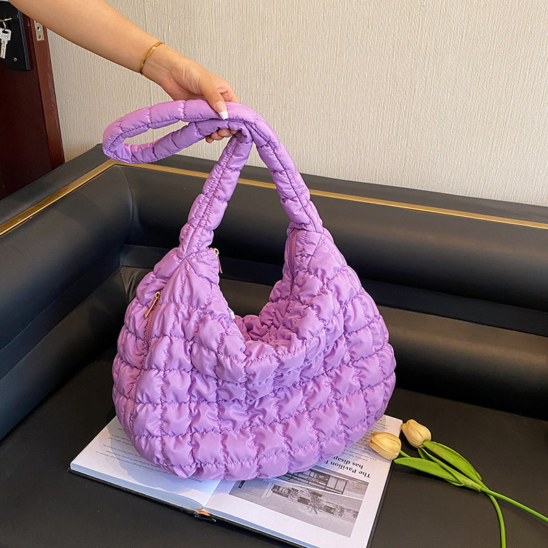 Cloud Pleated Large Korean Fashion Capacity Shoulder Bags