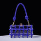Storage Box Banquet Handcraft Braiding Rope Small Square Bags