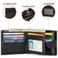 Men's Leather First Layer Cowhide Swiping Fashion Men's Wallets