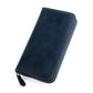 Women's & Men's & Retro Crazy Horse Leather Expanding Genuine Card Holder