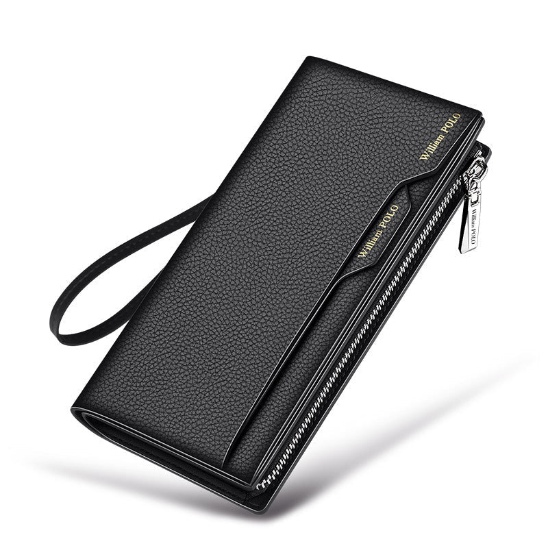 Men's Emperor Paul Long Genuine Leather Business Men's Wallets