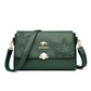 Real Soft Leather Embossed Female Temperament Shoulder Bags