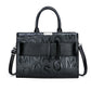Women's Pretty Letter Pattern Portable Embossed Shoulder Bags