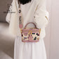 Source Cartoon Bear Box Minimalist Design Crossbody Bags