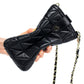 Women's Mobile Fashion Rhombus Embroidery Thread Chain Phone Bags