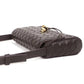 Women's Rhombus Woven Leather Classic Style Underarm Crossbody Bags