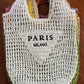 Round Goddess Underarm Handmade Straw Bearded Armpit Bags