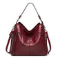 Attractive Women's Beautiful Trendy Double Zipper Shoulder Bags