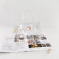 Women's Street Jelly Transparent Laser Magic Color Bags