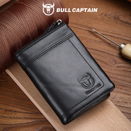 Men's Leather Goods Short Album Driving License Men's Wallets