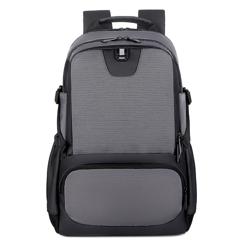 Men's Large Capacity Reflective Waterproof Business Commute Backpacks