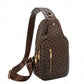 Men's Retro Fashion Light Luxury High-grade Checkerboard Men's Chest Bags