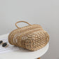 French Retro Straw Niche Hollow Woven Shoulder Bags