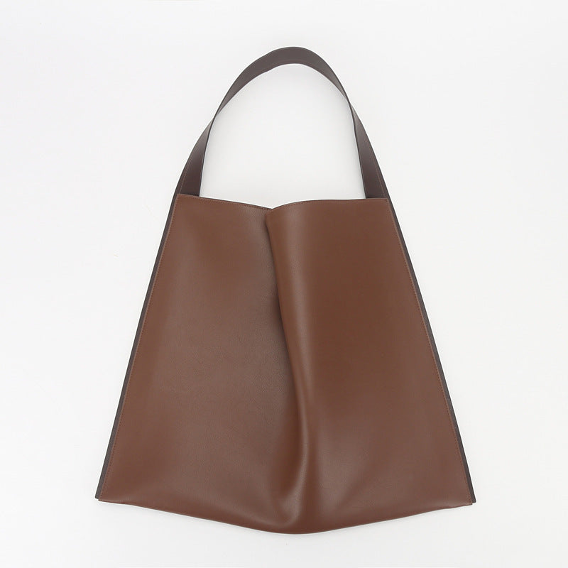 Women's Genuine Leather Korean Style Simple Fashion Shoulder Bags
