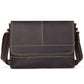 Men's Crazy Horse Leather Retro Fashion First Men's Messenger Bags