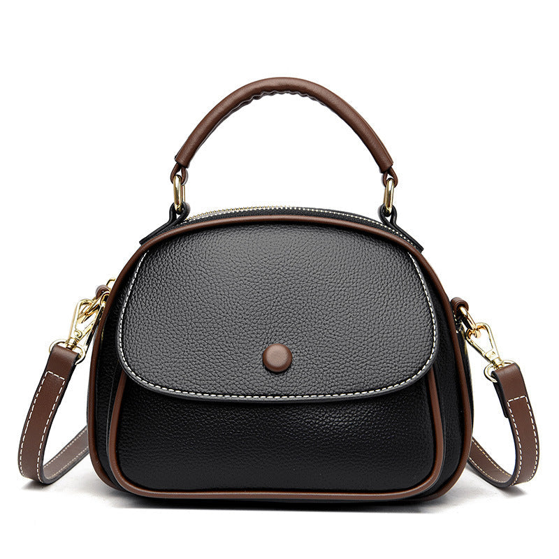 Spring Authentic Leather Tactile Feel Single Korean Bags
