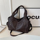 Women's Leather Soft Large Capacity Totes Commuter Tote Bags