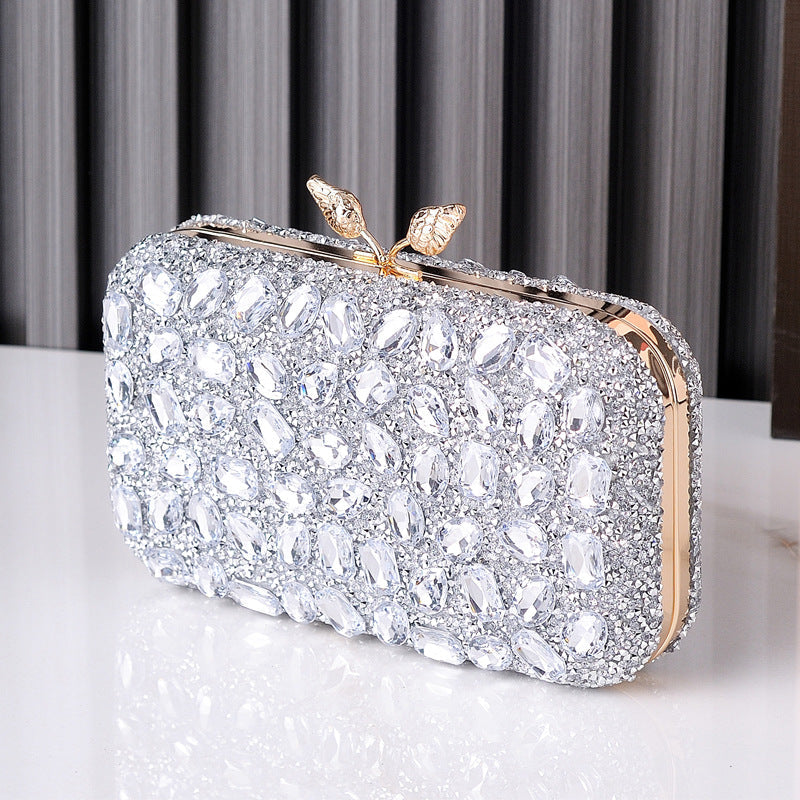 Color Resin Drill Dress Garment Popular Advanced Evening Bags