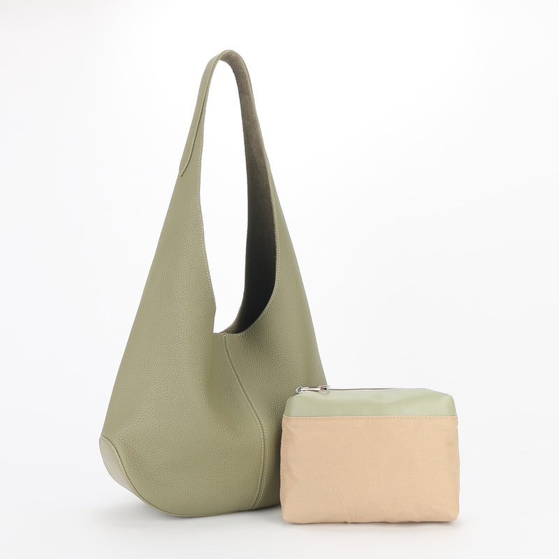 Women's Leather Fashion Simple Comfortable Large Capacity Totes Bags