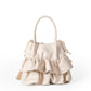 Women's Attractive Graceful Korean Pleated Ruffled Crossbody Bags