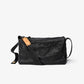Men's Black Stone Leather Large Capacity Soft Men's Messenger Bags