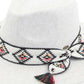 C.C Aztec Trim Band Vegan Felt Panama Hat
