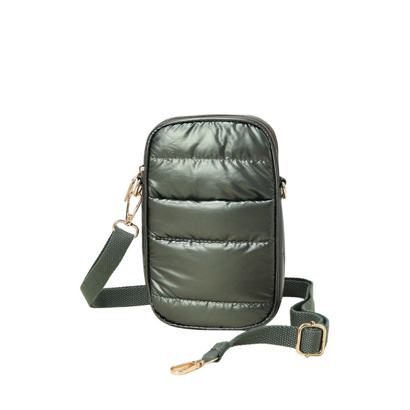 Puffer Rectangle Crossbody Bag