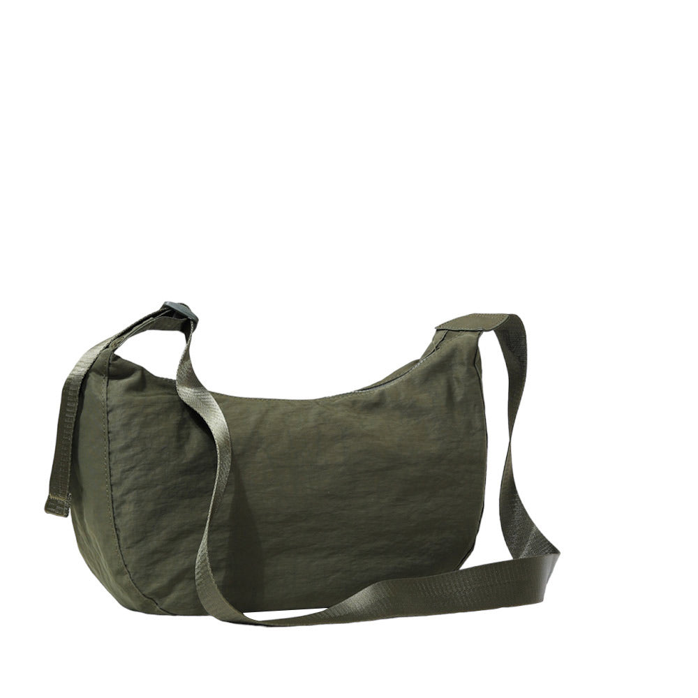 Women's Solid Nylon Sling Bag Crossbody