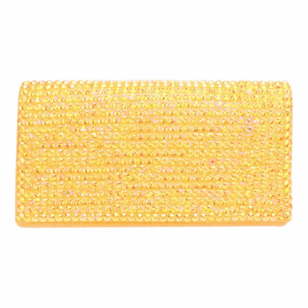 Bling Studded Evening Clutch Crossbody Bag