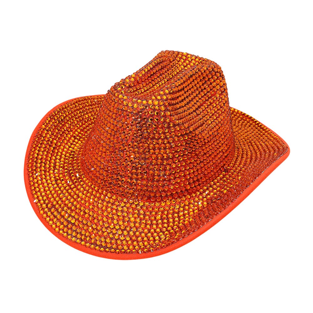 Bling Studded Fedora Hat