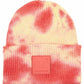 C.C Women's Tie Dye Beanie Hats With Rubber Patch