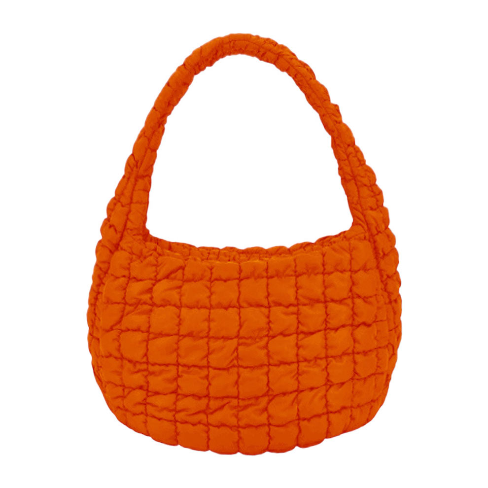 Quilted Puffer Shoulder Crossbody Bag