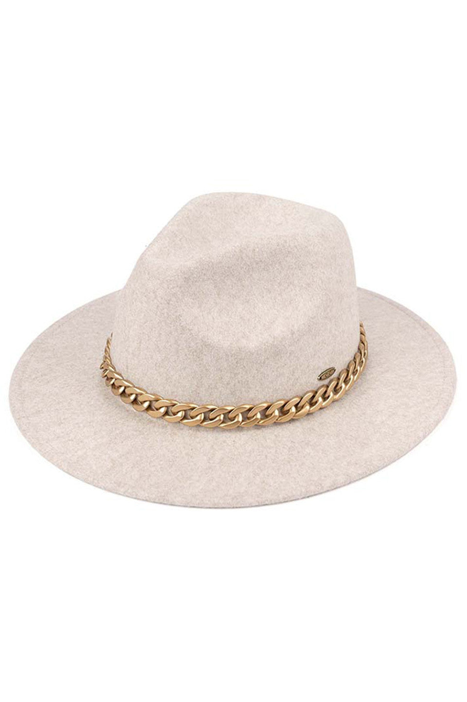 C.C Aztec Trim Vegan Felt Panama Hat