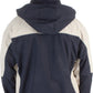 Adult Mens Two-Tone Reversible Water-Resistant Hooded Jacket ( 2 Colors )