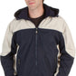 Adult Mens Two-Tone Reversible Water-Resistant Hooded Jacket ( 2 Colors )