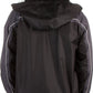 Adult Two-Tone Full-Zip Water-Resistant Hooded Windbreaker / Rain Jacket ( 2 Colors )