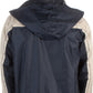 Adult Two-Tone Full-Zip Water-Resistant Hooded Windbreaker / Rain Jacket ( 2 Colors )