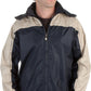 Adult Two-Tone Full-Zip Water-Resistant Hooded Windbreaker / Rain Jacket ( 2 Colors )