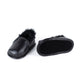 Black Faux-Fur Barefoot Shoe Topper | Ozznek Removable Sole Shoes