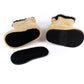 Brown Faux-Fur Barefoot Boot Topper | Ozznek Removable Sole Shoes