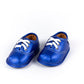 Blue Velvet Barefoot Shoe Topper | Ozznek Removable Sole Shoes