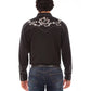 Scully Lucky Rose - Embroidered Men's Western Shirt